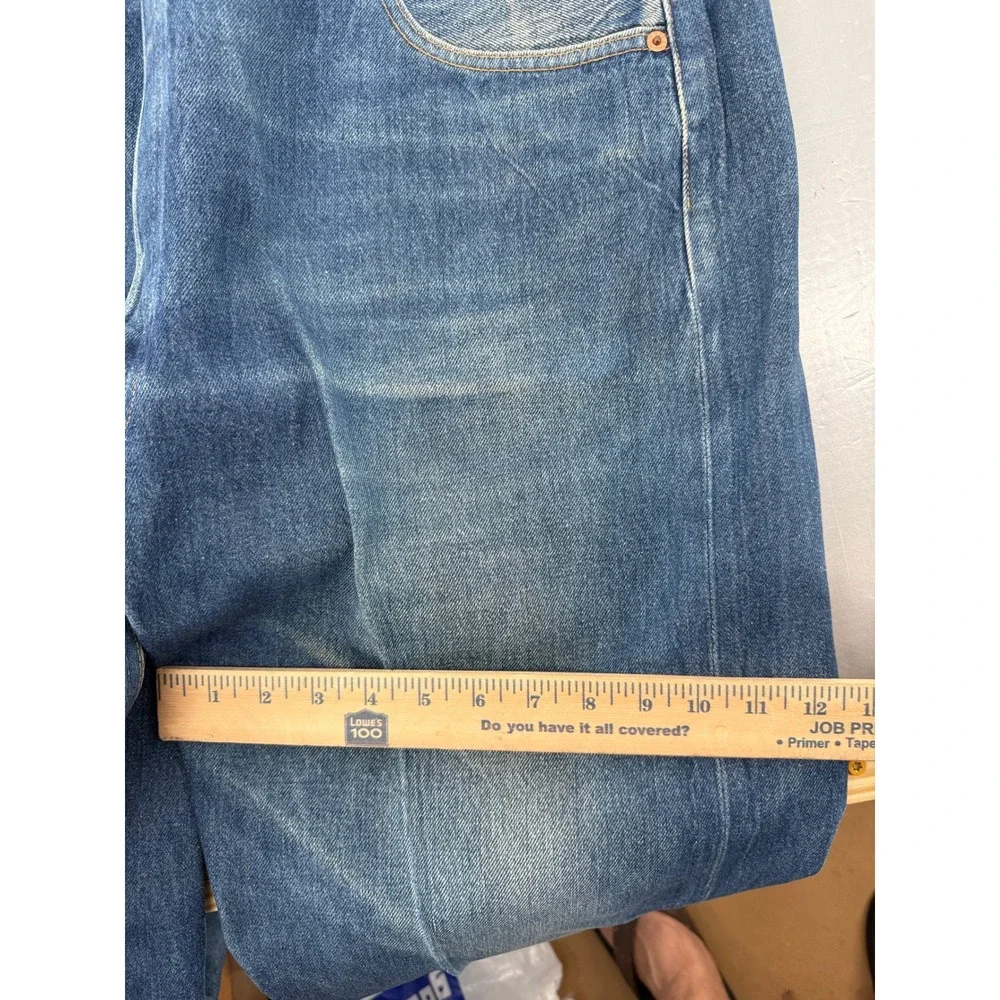 VTG Levis‎ 501 Straight Leg Button Fly Blue 2001 Denim Jeans Mens 44x36 (40x31)